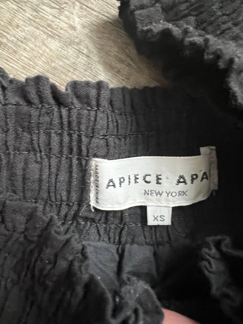 APIECE APART Off Shoulder RISAL Ruffle Crop Top XS - Picture 7 of 10